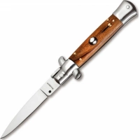 Автоматический складной нож нож Magnum Sicilian Needle Olive Wood, сталь 440A, рукоять дерево, 01MB279 купить в Алмате