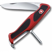 Нож перочинный Victorinox RangerGrip, сталь X50CrMoV15, рукоять нейлон, красно-чёрный купить в Алмате