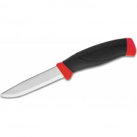 Нож с фиксированным лезвием Morakniv Companion F Rescue, сталь Sandvik 12С27, рукоять резина/пластик купить в Алмате