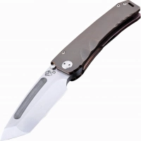 Нож складной Medford Marauder Tanto, сталь D2 Tool Steel, рукоять титановый сплав, бронзовый купить в Алмате