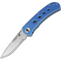 Нож складной со сменным лезвием клинка Camillus TigerSharp®, сталь 420J2, рукоять 6061 T-6 Aluminium, синий купить в Алмате