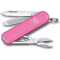 Нож Victorinox Classic SD Colors, Cherry Blossom (0.6223.51G) розовый, 7 функций 58мм купить в Алмате