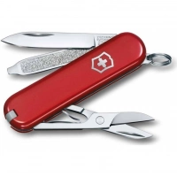 Нож Victorinox Classic SD Colors, Style Icon (0.6223.G) красный, 7 функций 58мм купить в Алмате