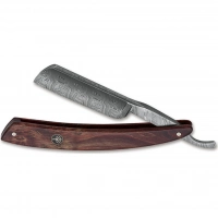 Опасная бритва Boker Damascus Curly Birch 6/8, сталь дамаск, рукоять коричневая береза купить в Алмате