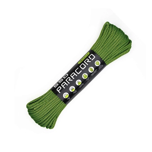 Паракорд 550 Neon Green snake, 30 м