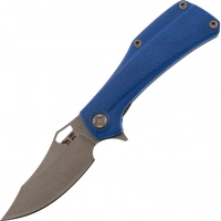 Складной нож Скорпион Evo Bowie Blue, сталь K110, рукоять G10 купить в Алмате