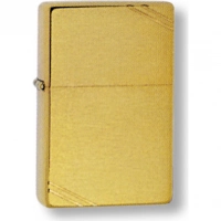 Зажигалка ZIPPO 1937 Vintage™ с покрытием Brushed Brass, латунь/сталь, золотистая, 36x12x56 мм купить в Алмате