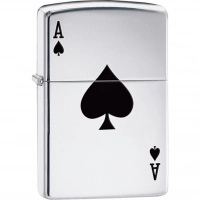 Зажигалка ZIPPO Armor™  Туз с покрытием High Polish Chrome купить в Алмате