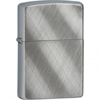 Зажигалка ZIPPO Classic с покрытием Brushed Chrome, латунь/сталь, серебристая, мат., 36x12x56 мм купить в Алмате