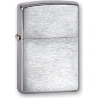 Зажигалка ZIPPO Classic с покрытием Brushed Chrome, латунь/сталь, серебро, матовая, 36x12x56 мм купить в Алмате