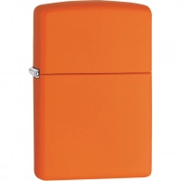 Зажигалка ZIPPO Classic с покрытием Orange Matte купить в Алмате