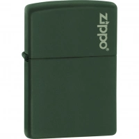 Зажигалка ZIPPO Green Matte, латунь с порошковым покрытием, зеленая, матовая, 36х56х12 мм купить в Алмате