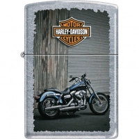 Зажигалка ZIPPO Harley-Davidson® Байк, с покрытием Street Chrome™, латунь/сталь, серебристая, 36x12x56 мм купить в Алмате