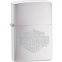 Зажигалка ZIPPO Harley-Davidson®, латунь/сталь с покрытием Brushed Chrome, серебристая, 36х12×56 мм купить в Алмате