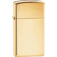 Зажигалка ZIPPO Slim® с покрытием High Polish Brass купить в Алмате