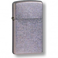 Зажигалка ZIPPO Slim® с покрытием Street Chrome™, латунь/сталь, серебристая, матовая, 30х10×55 мм купить в Алмате