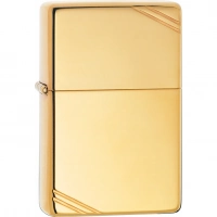 Зажигалка ZIPPO Vintage™ с покрытием High Polish Brass купить в Алмате